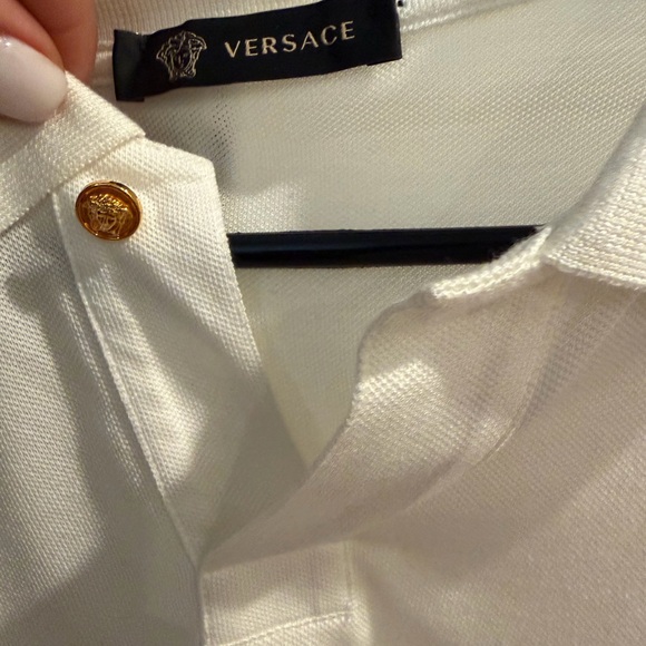 Versace White Polo Shirt - Picture 2 of 3